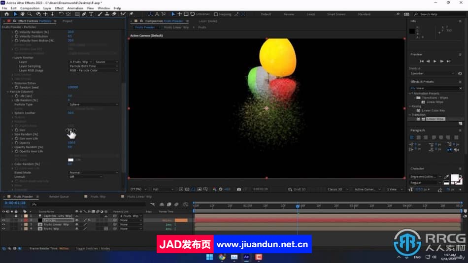 After Effects CC 2023 VFX视觉特效技术训练视频教程 AE 第5张