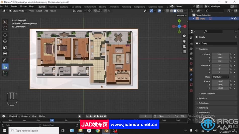 Blender 3D室内场景可视化制作视频教程 Blender 第4张