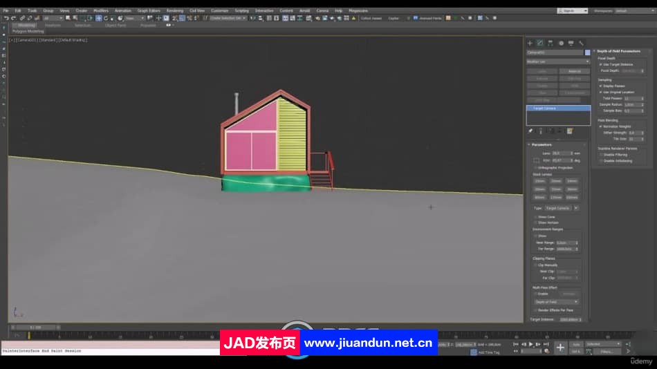 3dsmax与Corona逼真小木屋渲染图制作视频教程 3D 第5张
