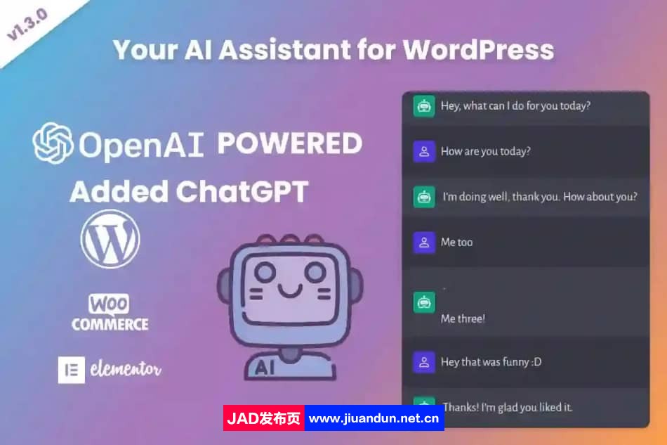 Your AI Assistant -WordPress chatgpt 智能助手插件 wordpress主题/插件 第1张