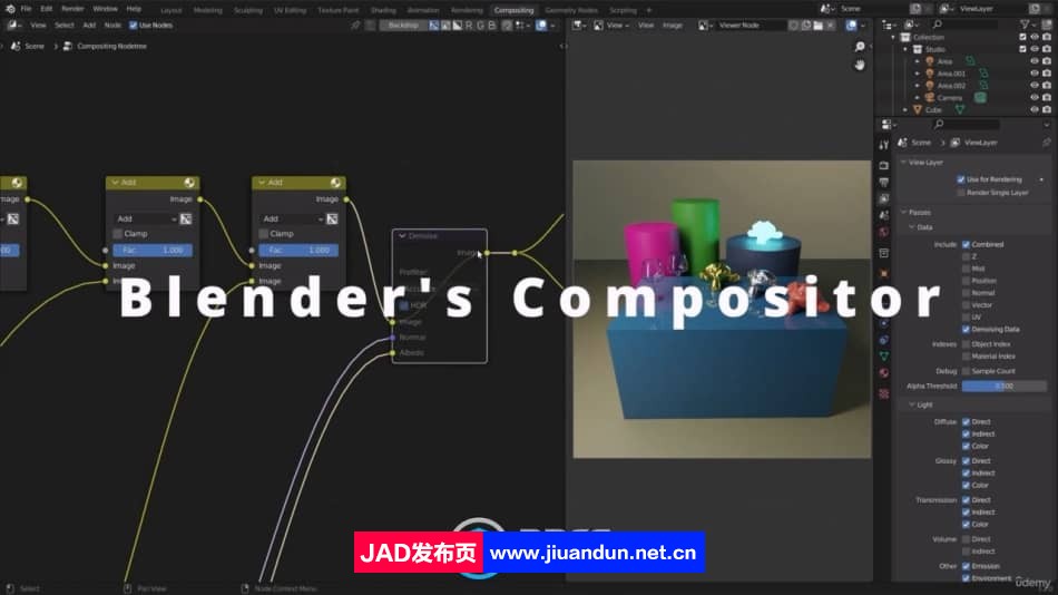 Blender节点合成系统核心技术训练视频教程 Blender 第12张