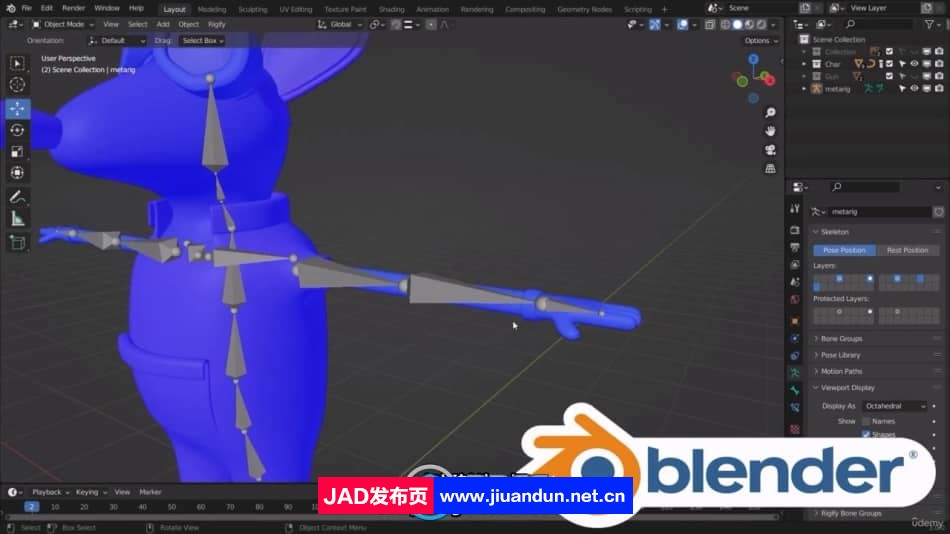 【中文字幕】Blender小老鼠场景动画完整制作流程视频教程 Blender 第8张