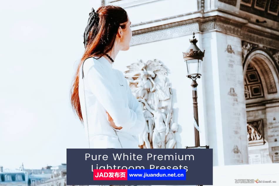 INS风格灰白调人像Lightroom预设 Pure White Premium Lightroom Presets LR预设 第1张