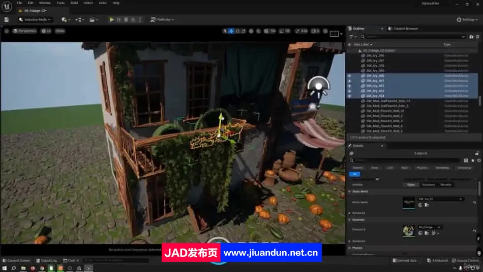 Blender和UE5游戏环境场景完整建模渲染流程视频教程 Blender 第27张