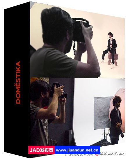 著名摄影师Jorge Alvariñ杂志人像封面摄影前后期教程-中英字幕 摄影 第1张