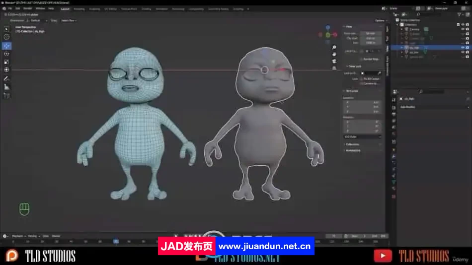 Blender眼睛龟角色三维动画设计视频教程 Blender 第5张