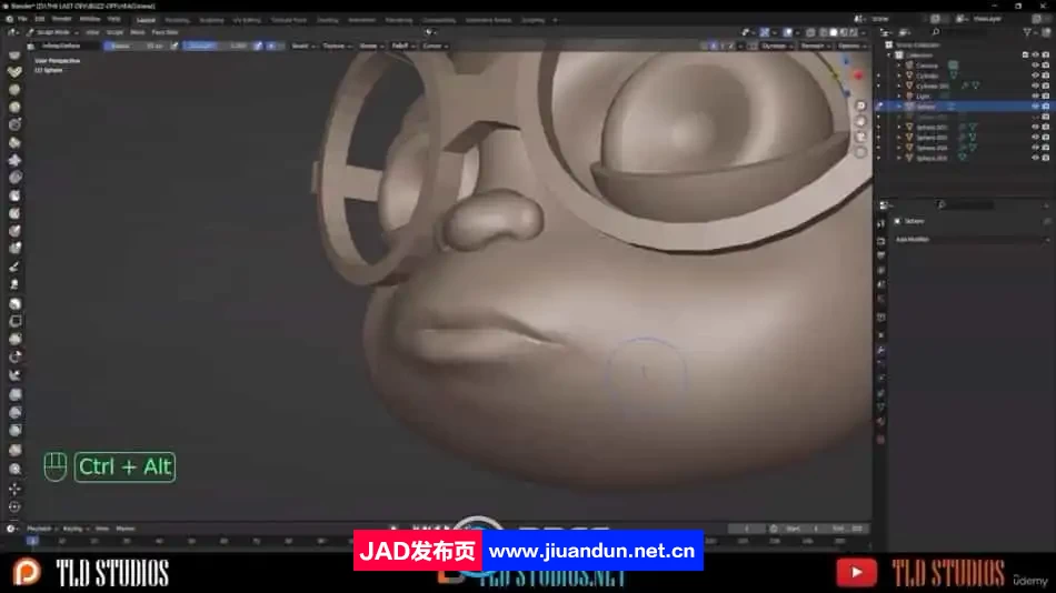 Blender眼睛龟角色三维动画设计视频教程 Blender 第2张