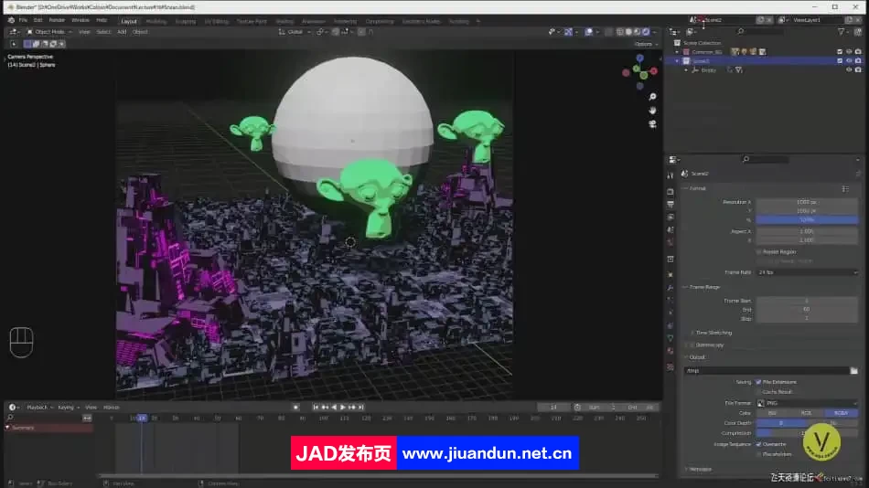 Blender动漫风格2DVFX特效动画材质及纹理教程-人工翻译字幕 3D 第4张