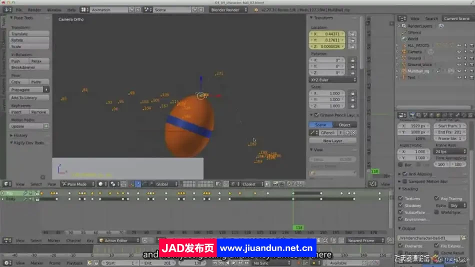 Blender三维动画基础教程三维动画训练营教程-中英字幕 3D 第3张