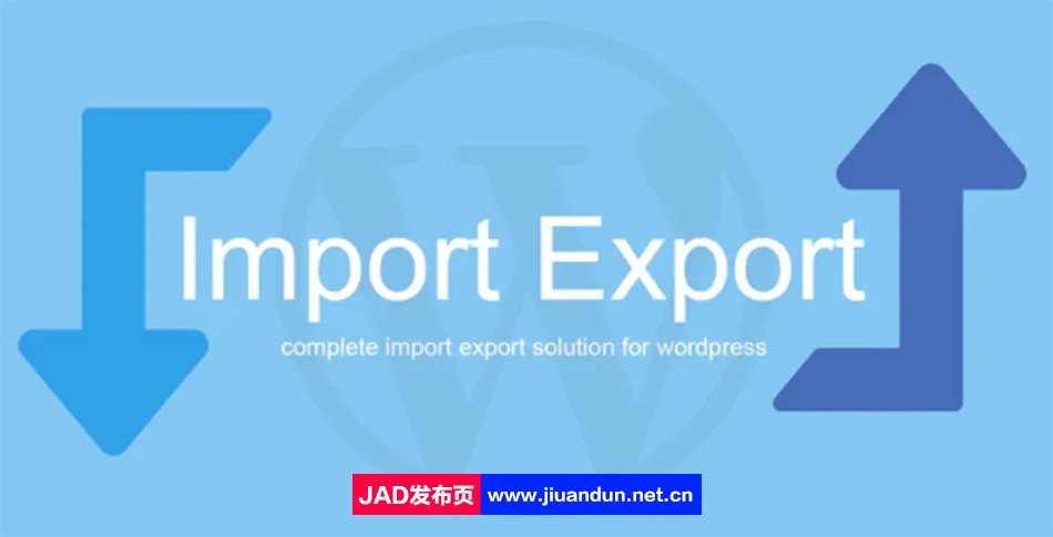 WP Import Export 汉化版-WordPress导入导出插件 wordpress主题/插件 第1张