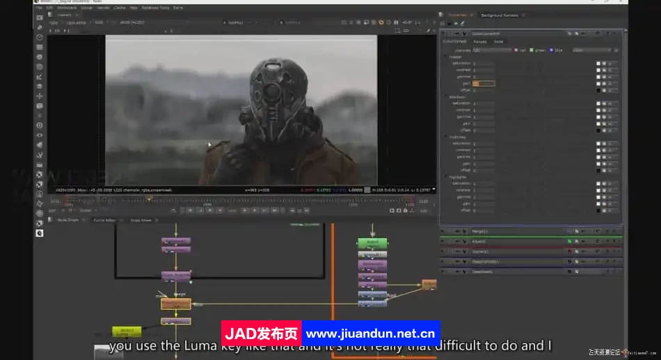 Nuke 实景镜头与FX场景高级合成大师级视频教程-中英字幕 3D 第6张