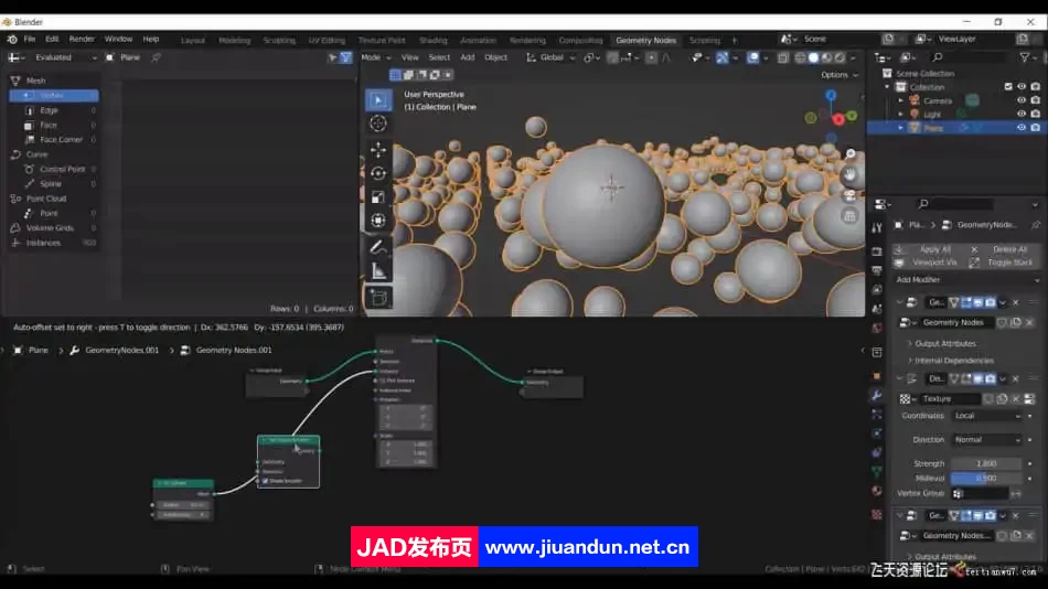 Blender 创建plexus几何体创意制作渲染动画视频教程-中英字幕 3D 第2张