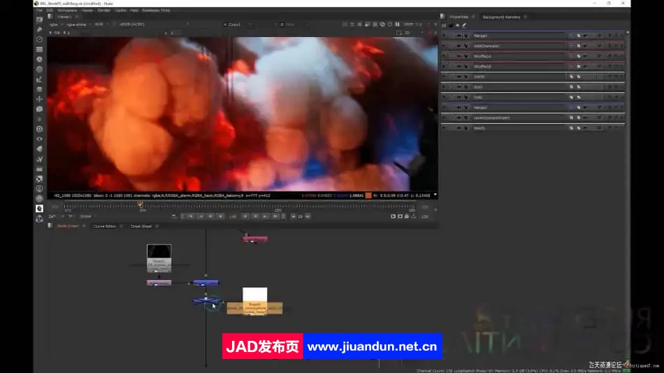 Nuke史诗级FX特效合成CG镜头制作大师级视频教程-中英字幕 3D 第4张