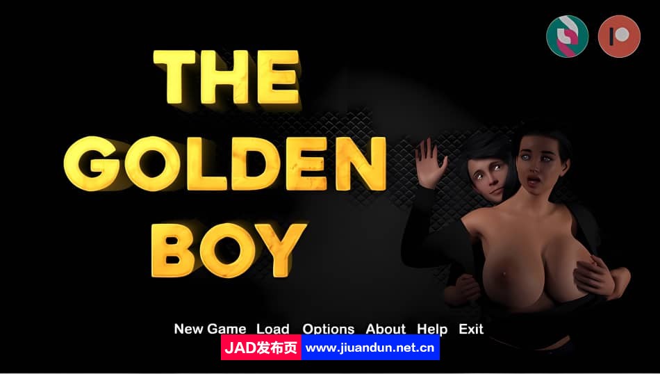 【欧美SLG/中文/动态】金色小子重制版 The Golden Boy V0.4.0 汉化版【PC+安卓/3.7G】 同人资源 第1张