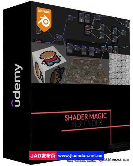 Blender中着色器节点核心技术完整指南视频教程-中英字幕 3D 第1张