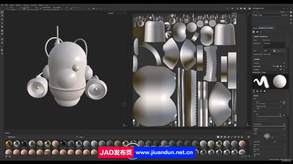 Substance Painter 3D纹理制作基础核心技术视频教程 3D 第2张
