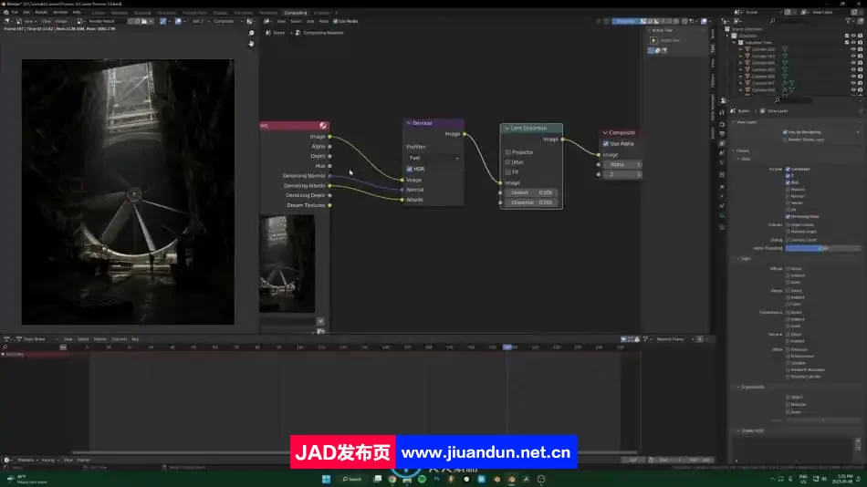【中文字幕】Blender黑暗森林等完整环境场景制作视频教程 3D 第3张