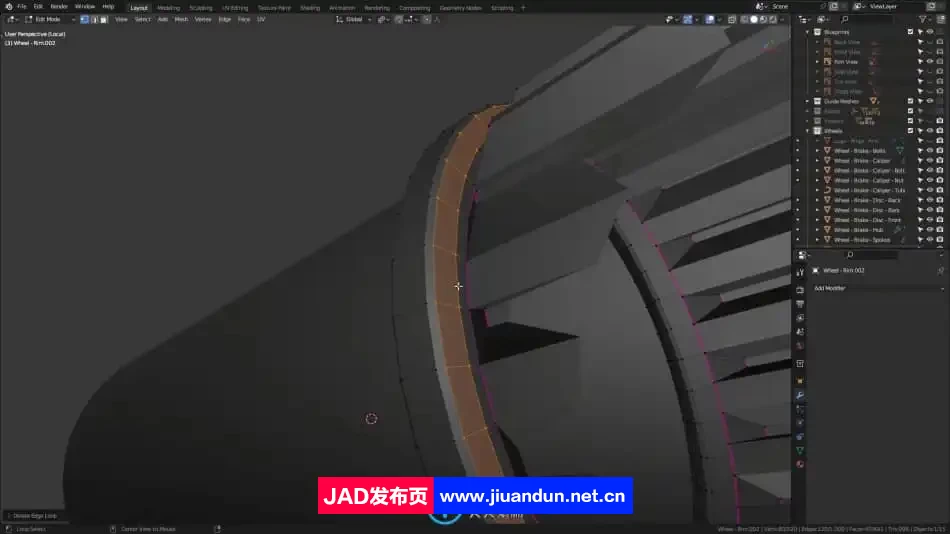Blender 3D高精度汽车建模制作流程大师班视频教程 Blender 第14张