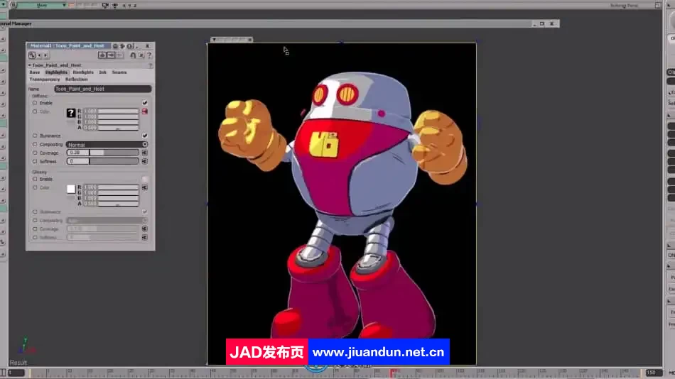 【中文字幕】Blender 2D卡通渲染风格人物角色制作视频教程 3D 第2张