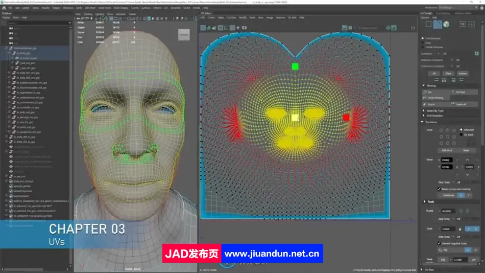 Maya逼真实时游戏人物角色制作流程视频教程 3D 第3张