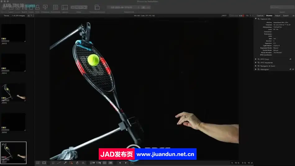 网球拍产品拍摄与后期制作流程视频教程 摄影 第4张