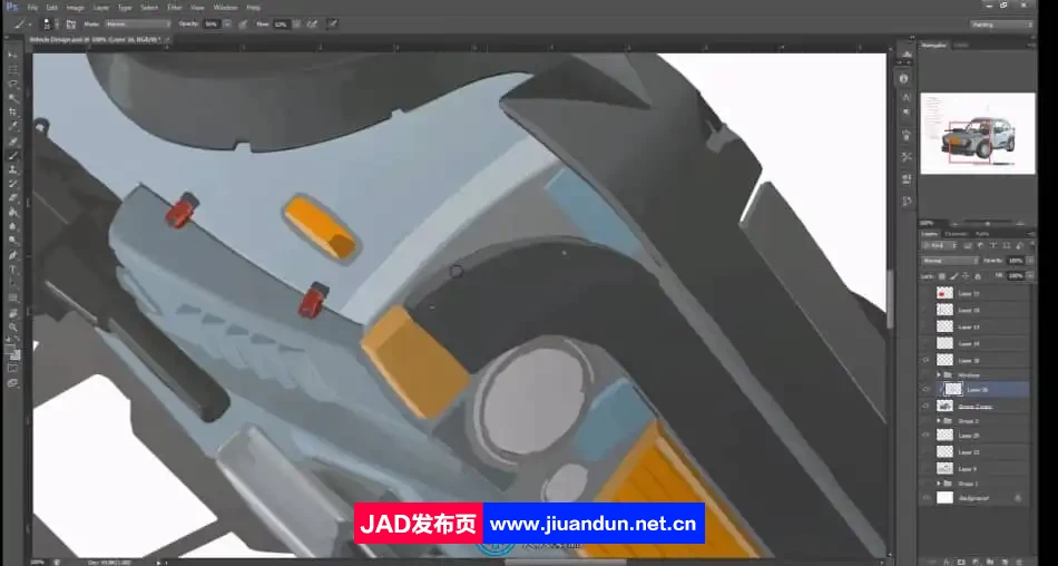 Charles Lin画师车辆设计数字绘画技术视频教程 CG 第12张