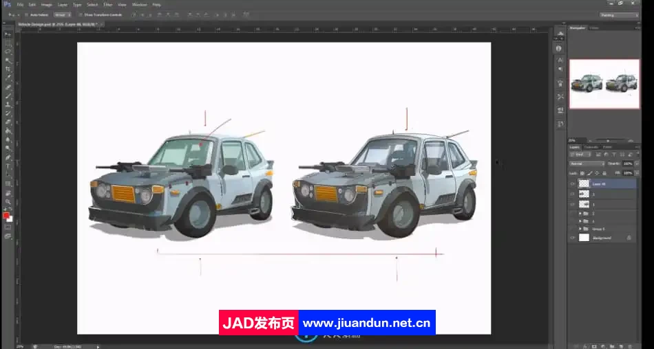 Charles Lin画师车辆设计数字绘画技术视频教程 CG 第14张