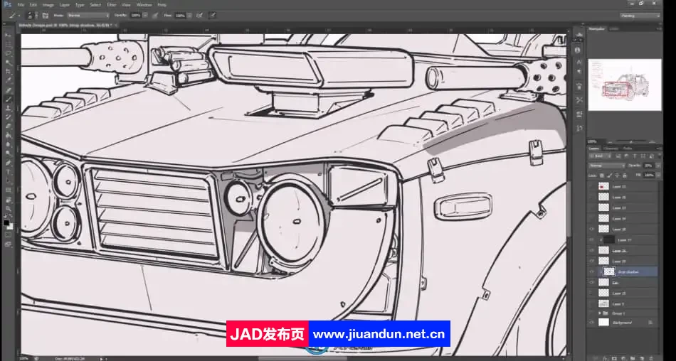 Charles Lin画师车辆设计数字绘画技术视频教程 CG 第8张