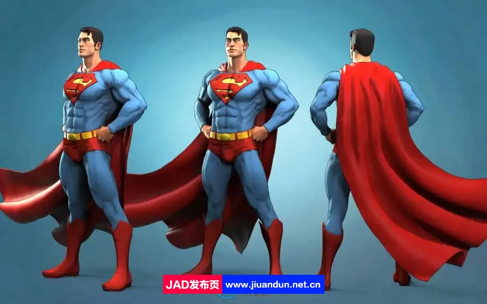 【中英双语】Zbrush超人人体解剖学完整制作流程视频教程 3D 第2张