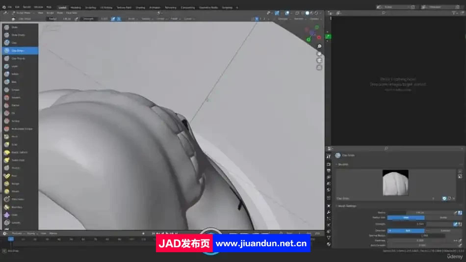 Blender海贼王路飞动漫角色完整制作流程视频教程 3D 第4张