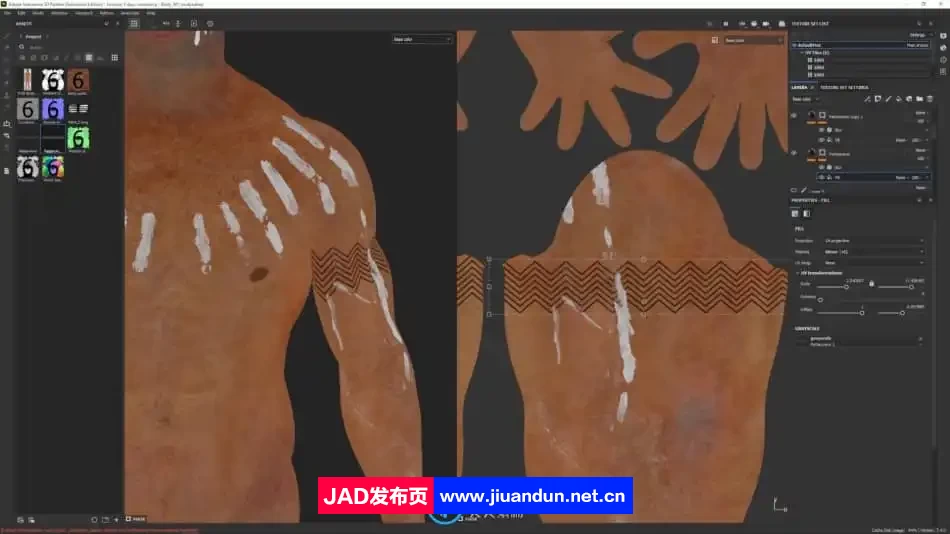 Zbrush逼真3D角色人体骨架肌肉解剖制作视频教程 3D 第19张