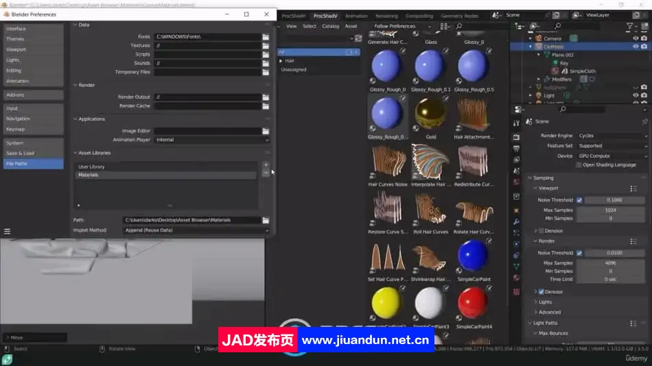 Blender使用节点制作纹理材质核心技术视频教程 3D 第3张