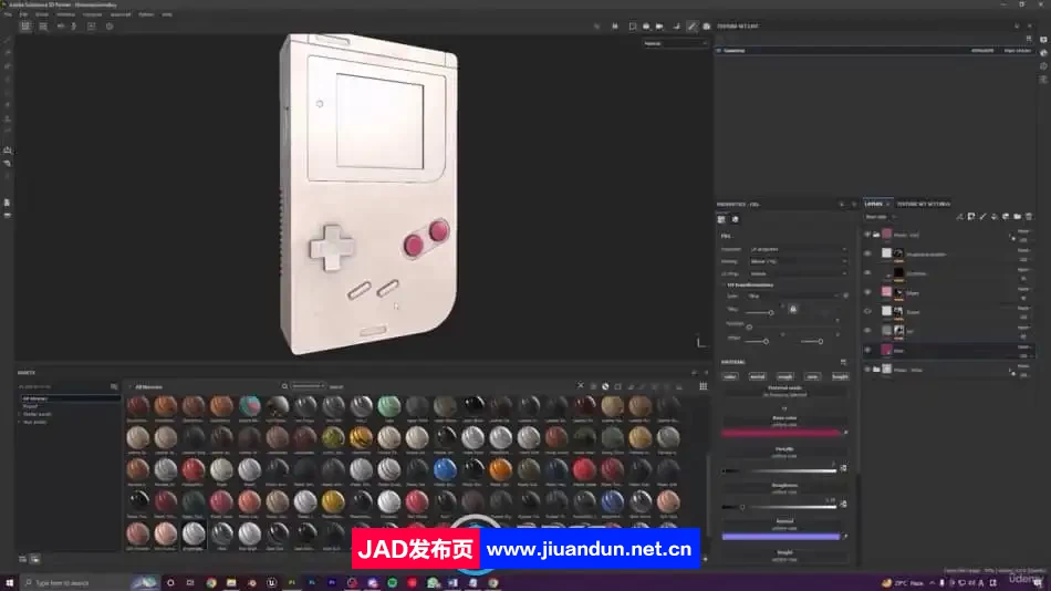 Blender与Substance Painter任天堂游戏机制作流程视频教程 3D 第6张