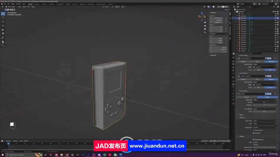 Blender与Substance Painter任天堂游戏机制作流程视频教程 3D 第4张