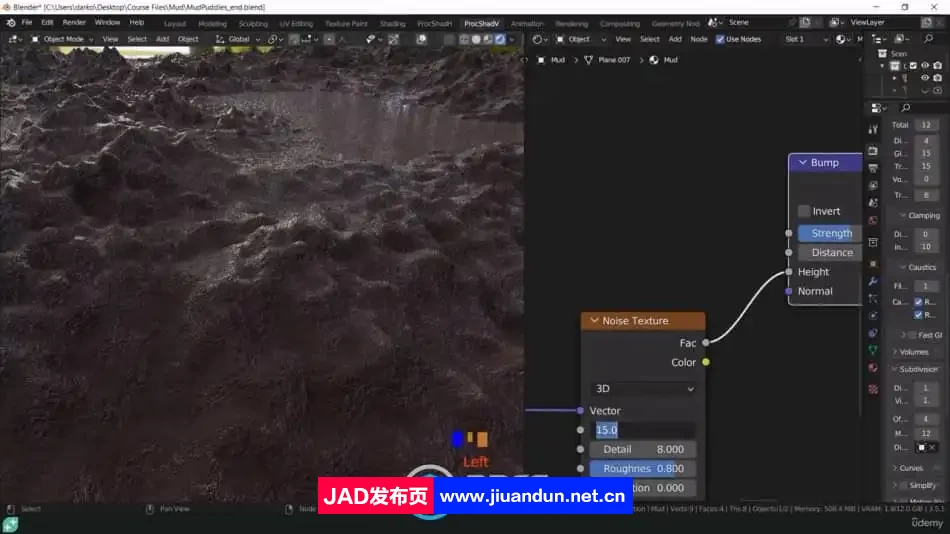 Blender使用节点制作纹理材质核心技术视频教程 3D 第7张