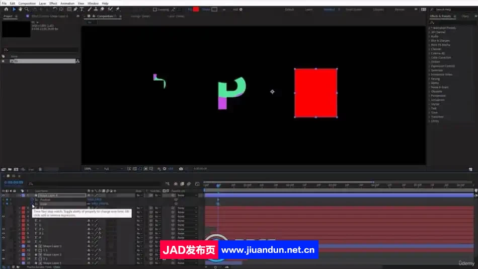 AE中创建字体动画和字母变形技术视频教程 AE 第2张