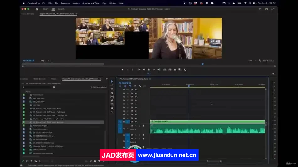 Adobe Premiere Pro视频播客剪辑完整流程视频教程 PR 第3张