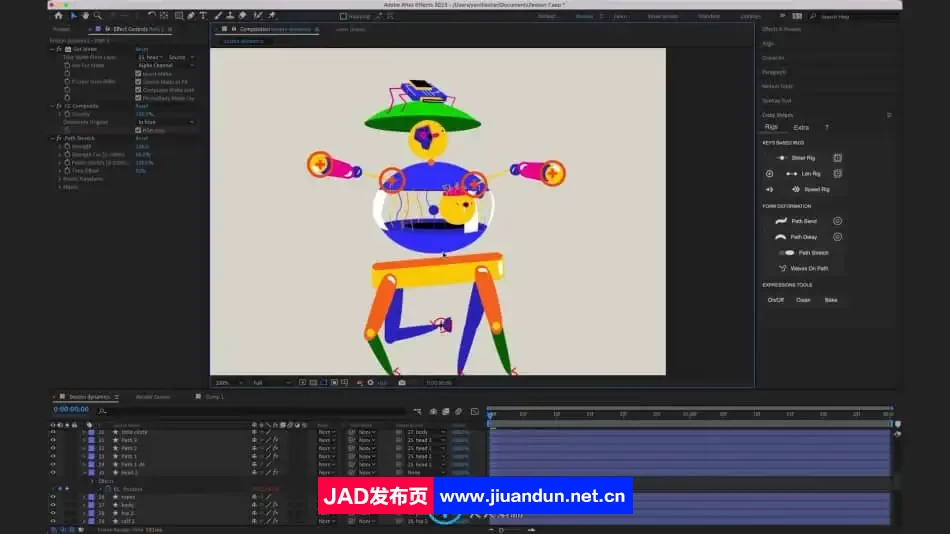 AE C4D Blender卡通MG动画创意设计大师级训练视频教程 3D 第11张