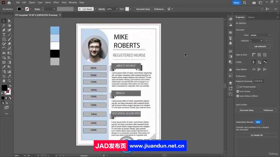 Adobe Illustrator打造你的作品集视频教程 AI 第8张