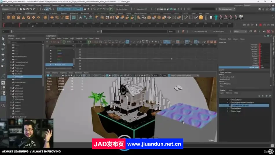 Maya建模与动画制作流程核心技术训练视频教程 3D 第14张