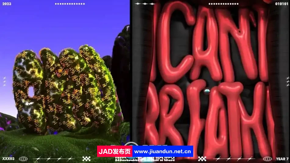 C4D变色气球Logo字体动画特效制作视频教程 3D 第2张