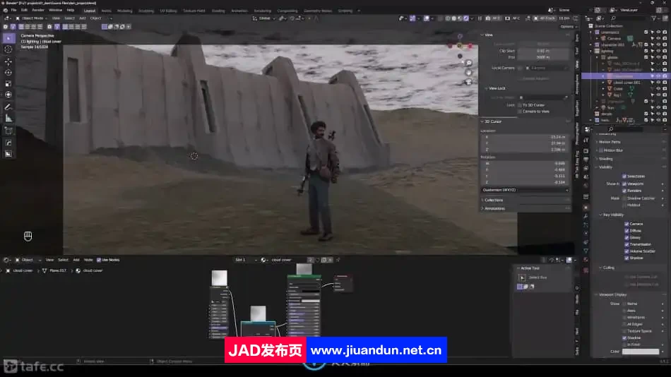 Blender与World Creator自然环境概念艺术设计视频教程 3D 第3张