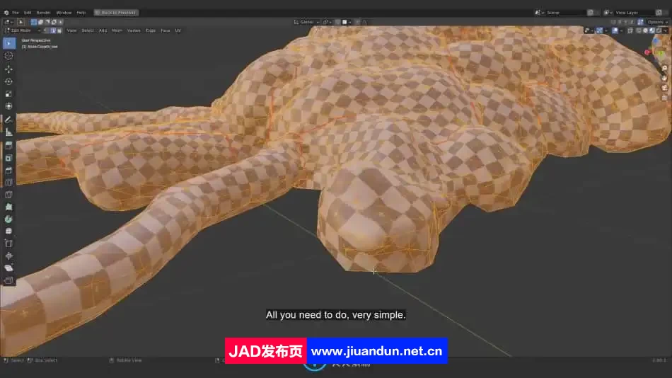 Blender游戏模型有机雕刻工作流程视频教程 3D 第7张