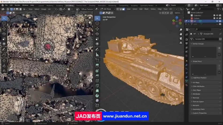 Blender与Reality Capture 3D扫描快速建模训练视频教程 3D 第10张