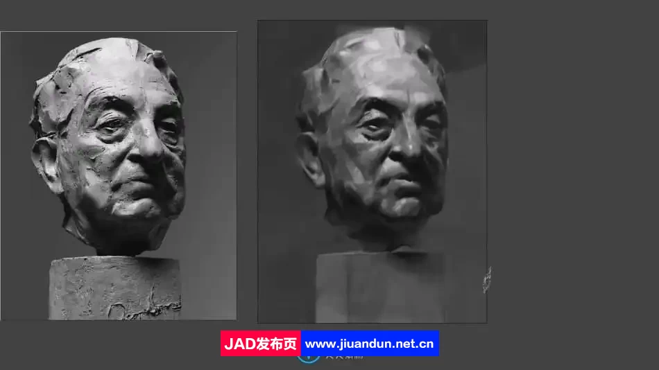 Lixin Yin画师石膏头像雕塑数字绘画训练视频教程 CG 第5张