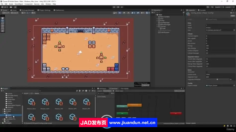 Unity制作《元气骑士》风格2D游戏视频教程 Unity 第9张