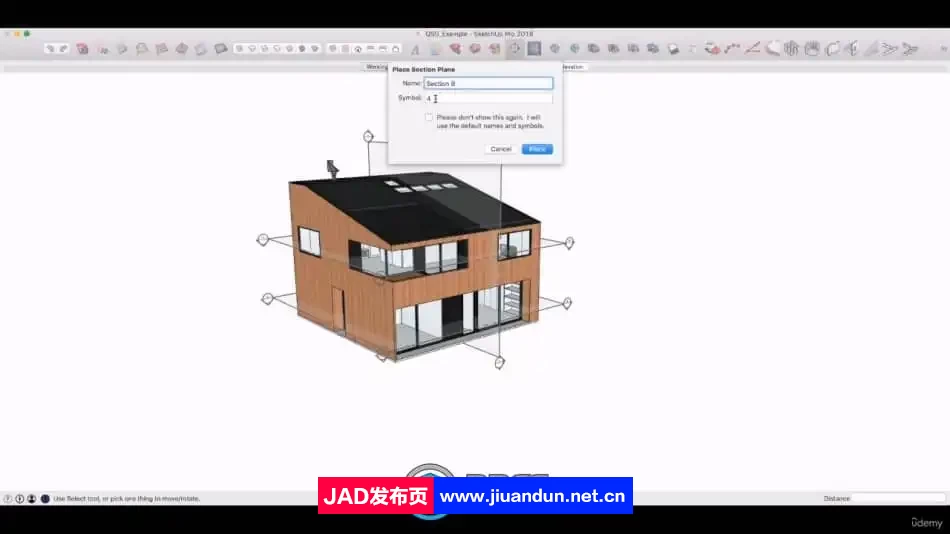 SketchUp建筑图纸布局设计快速入门指南视频教程 3D 第4张