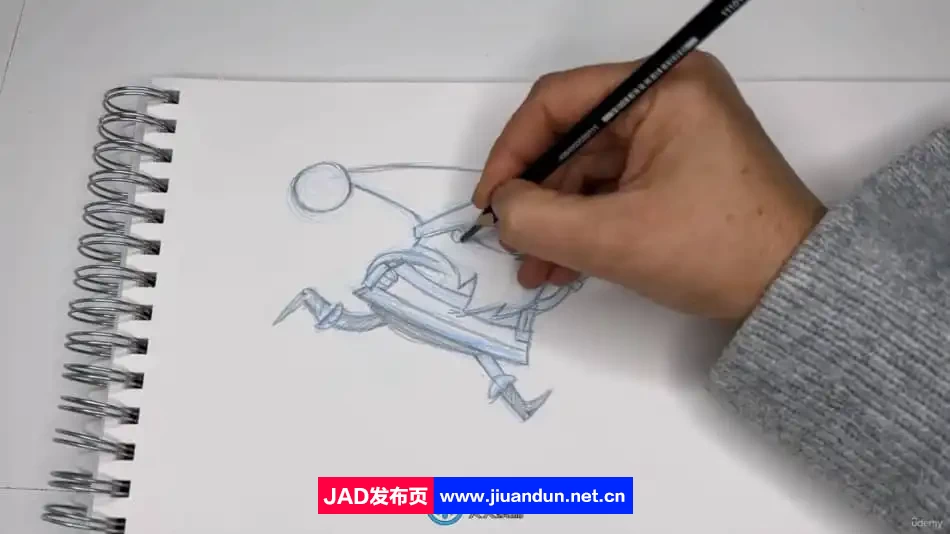 卡通圣诞老人人物手绘绘画大师班视频教程 CG 第4张
