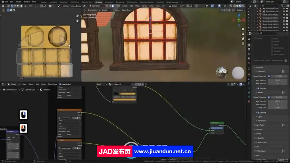 Blender4 AAA级游戏模型资产制作工作流程视频教程 3D 第14张