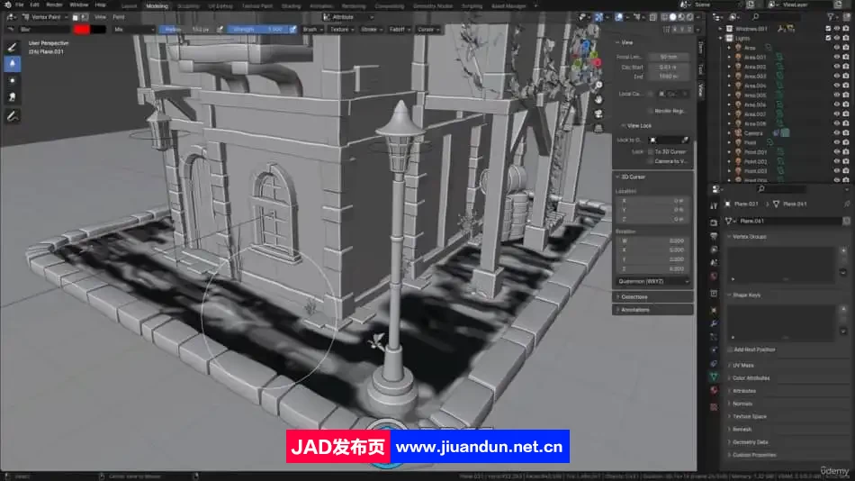Blender4 AAA级游戏模型资产制作工作流程视频教程 3D 第6张